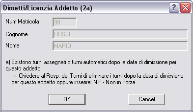 Turni nell'operativo